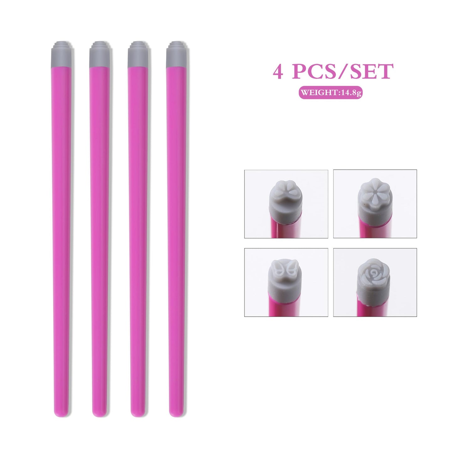 15pcs Nail Art Stamp Pen Set for Women, including Flower Stamp Pen, Stamper with Various Patterns, and Dotting Tools, a DIY Kit for Nail Art.