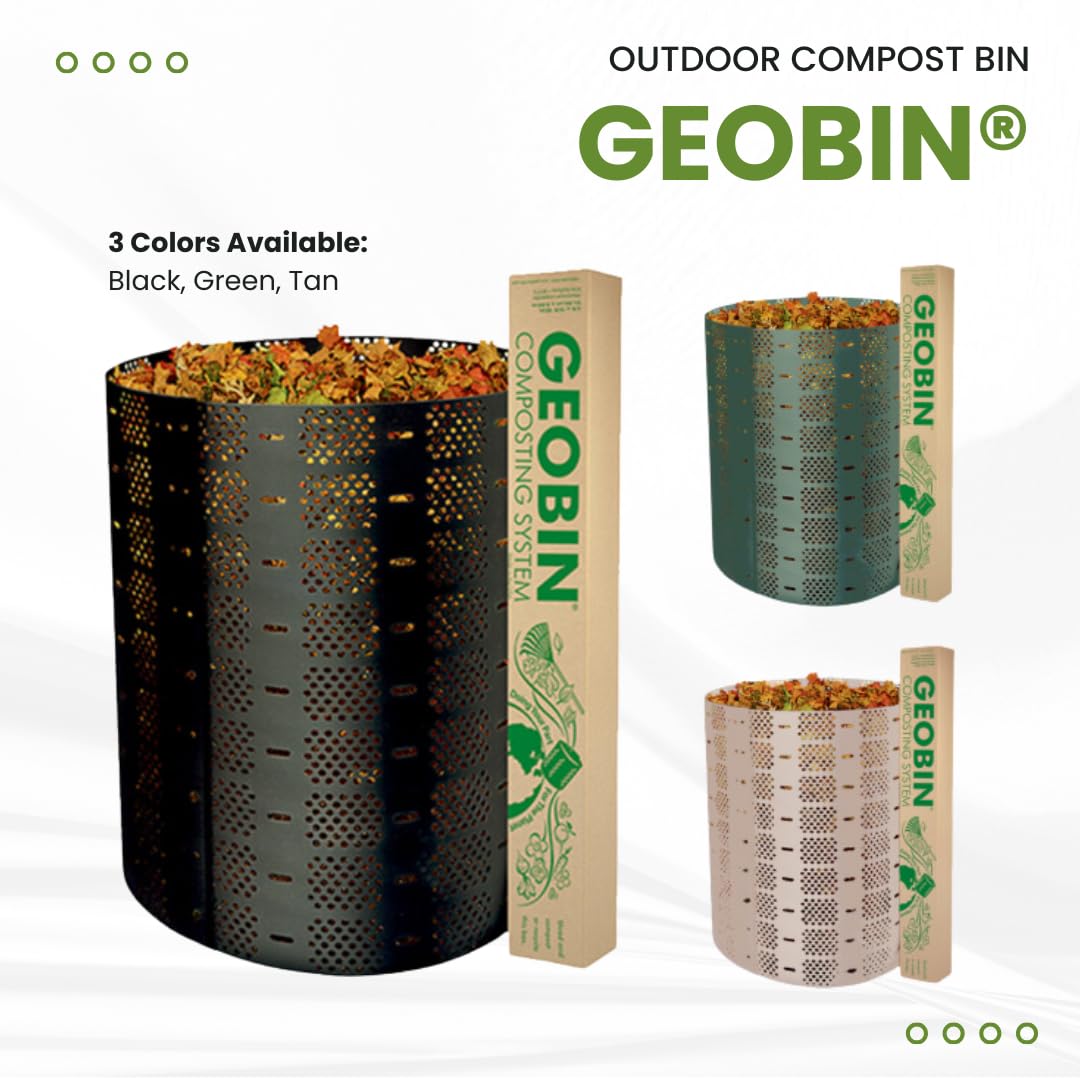 Geobin Compost Bin - 246 Gallon, Expandable, Easy Assembly, Made in The USA, Outdoor & Backyard Composter
