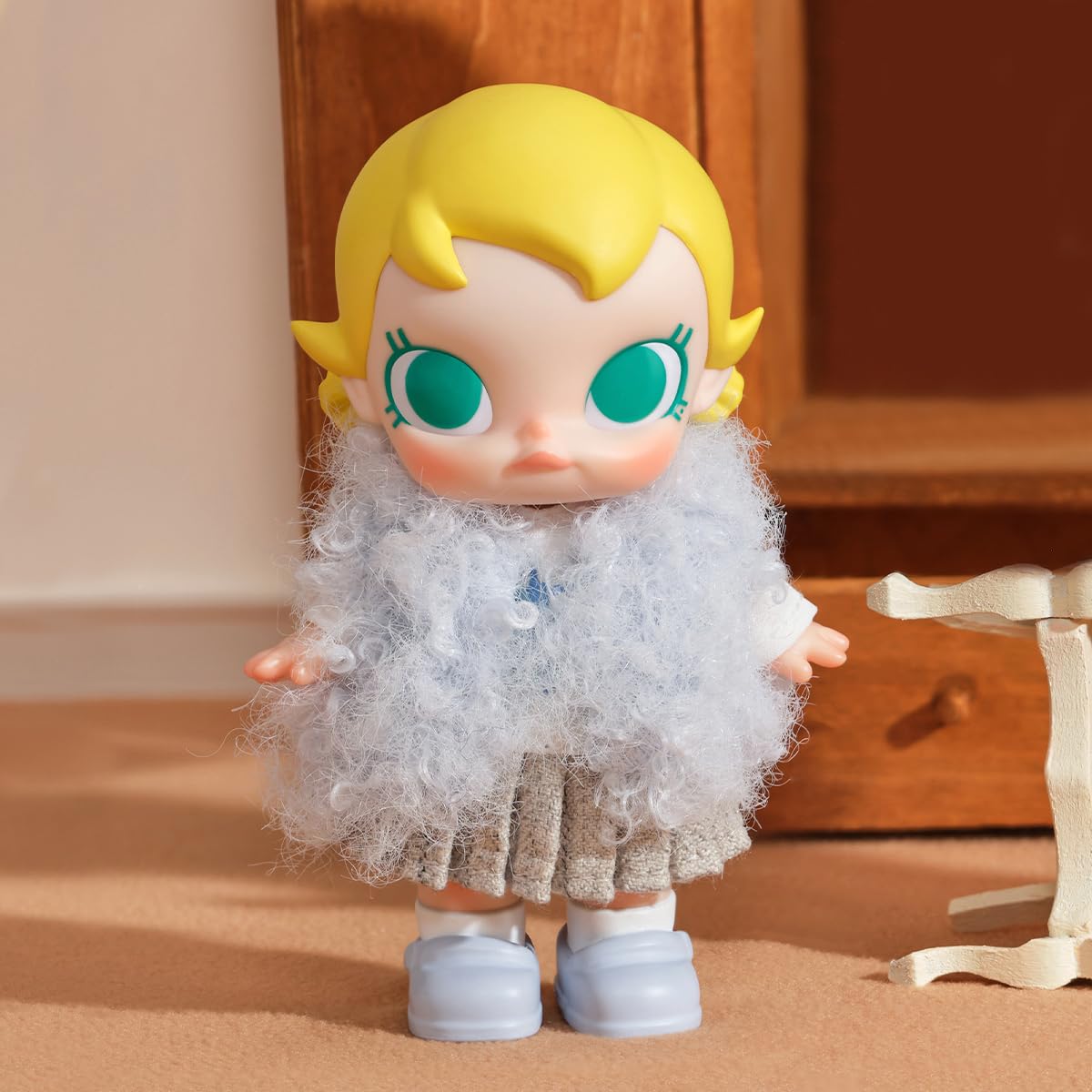 POP MART Baby Molly Winter Fit Check Series-Vinyl Plush Pendant Blind Box Figures, Collectible Toys Home Decorations, Holiday Birthday Gifts for Girls and Boys, Whole Set