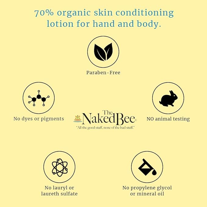 The Naked Bee Orange Blossom Honey Lotion and Lip Balm Set, Hydrating, Moisturizing, and Natural Skin Care Products Cruelty Free + Grapefruit Blossom Honey, and Pomegranate & Honey, 0.15oz