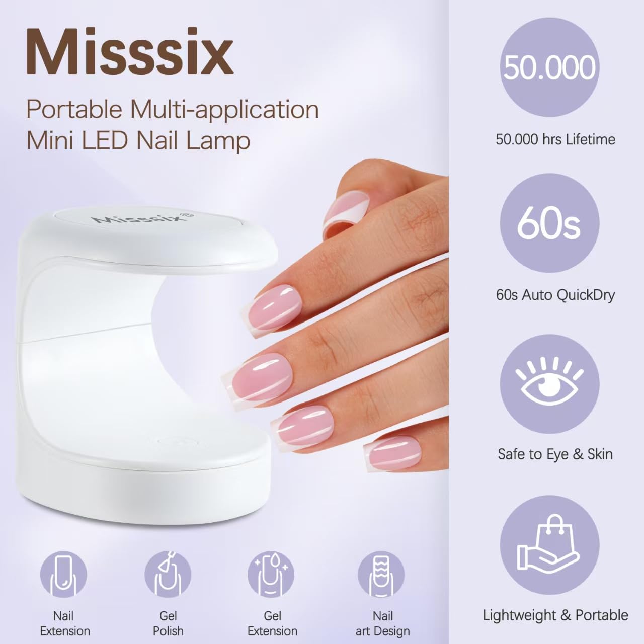 Misssix French Tip Press On Nails, 150Pcs French Gel Nail Tips Short Square, Pink White Soft Gel Fake Nails, X-BASIC Tips Starter Kit for Nail Art DIY 15 Sizes