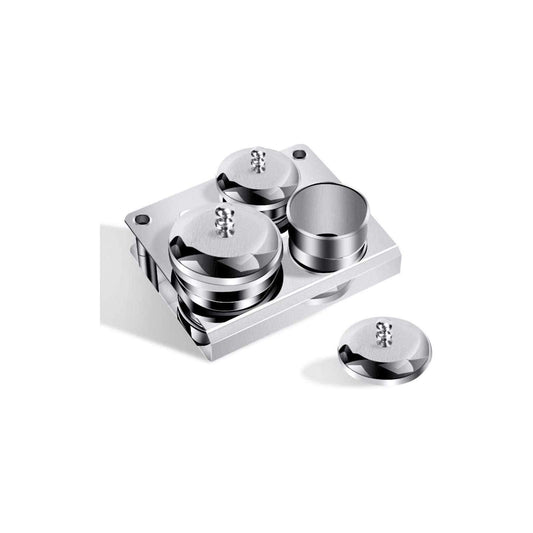 3pcs/set Nail Art Powder & Liquid Cup, Stainless Steel Acrylic Nail Tips Cup Dappen Dish Liquid Powder Holder Container