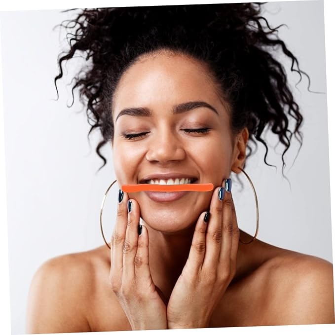 Silicone Smile Practice Tool Face Mouth Tightener Trainer for Speech Clarity Adjustable Jaw Exerciser for Stuttering Chin Shaping Suitable for Adults Teens