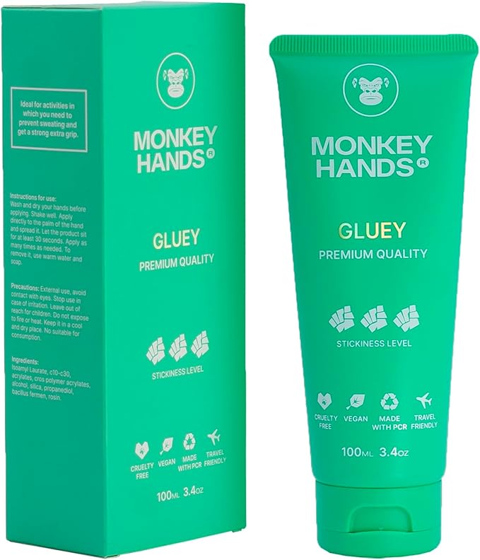 MONKEY HANDS MonkeyHands Gel Grip Pole Dance, Calisthenics, Rings, Parkour, Gymnastics, Padel, Tennis and More - High Performance - Skin Friendly, Vegan