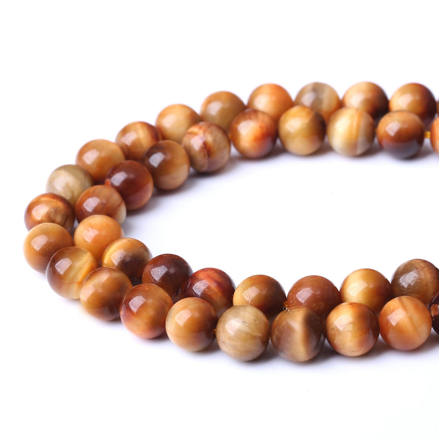60PCS 6MM AAA Warm Sun Tiger Eye Stone Beads Natural Gemstone Bead Crystal Healing Energy Jewelry Making DIY 15 inches
