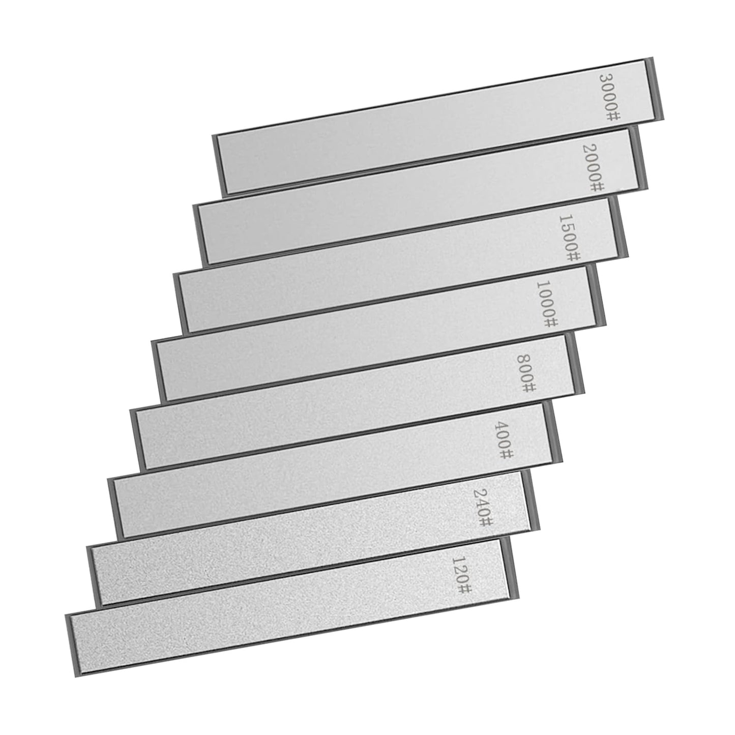8 Pcs Diamond Sharpening Stones Set, diamond knife sharpening stone with a Non-Slip Base for Ruixin Sharpener
