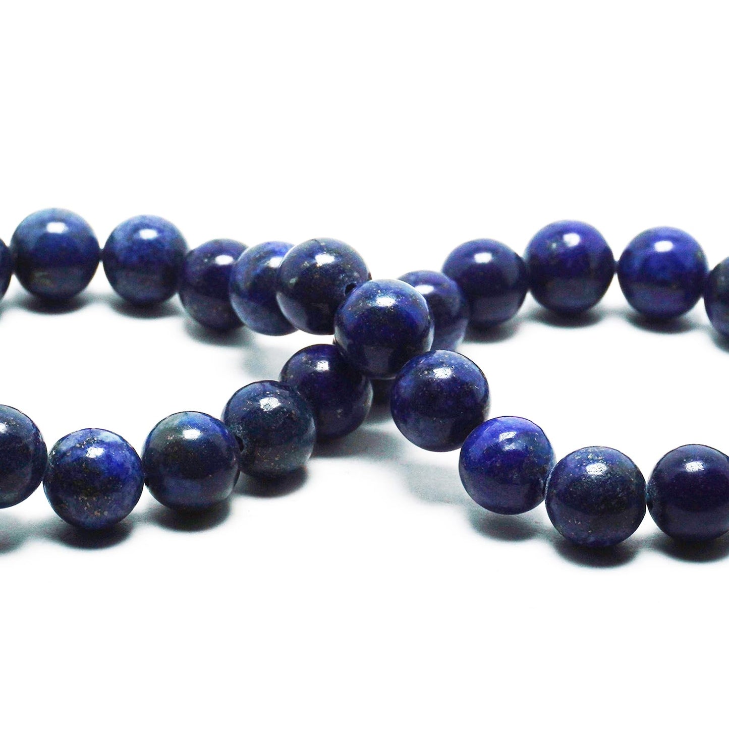 DIQIO Lapis Lazuli Beads for Jewelry Making - Blue Stone Beads Gemstone Beads for Bracelets, 6mm Round Loose Beads(58-60pcs, 6mm, Lapis Lazuli)
