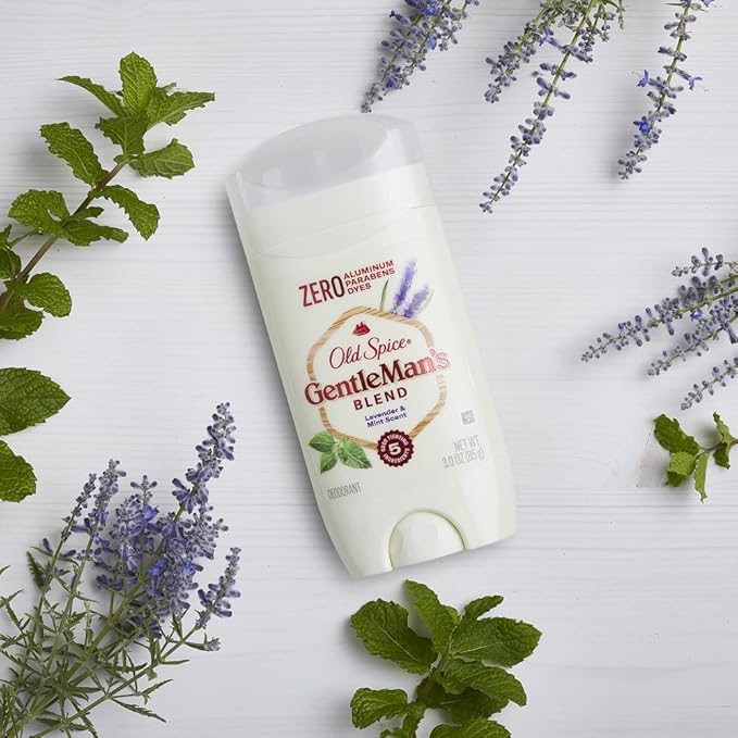 Old Spice Men's Deodorant Aluminum Free Lavender & Mint, 3.0oz (Pack of 12)