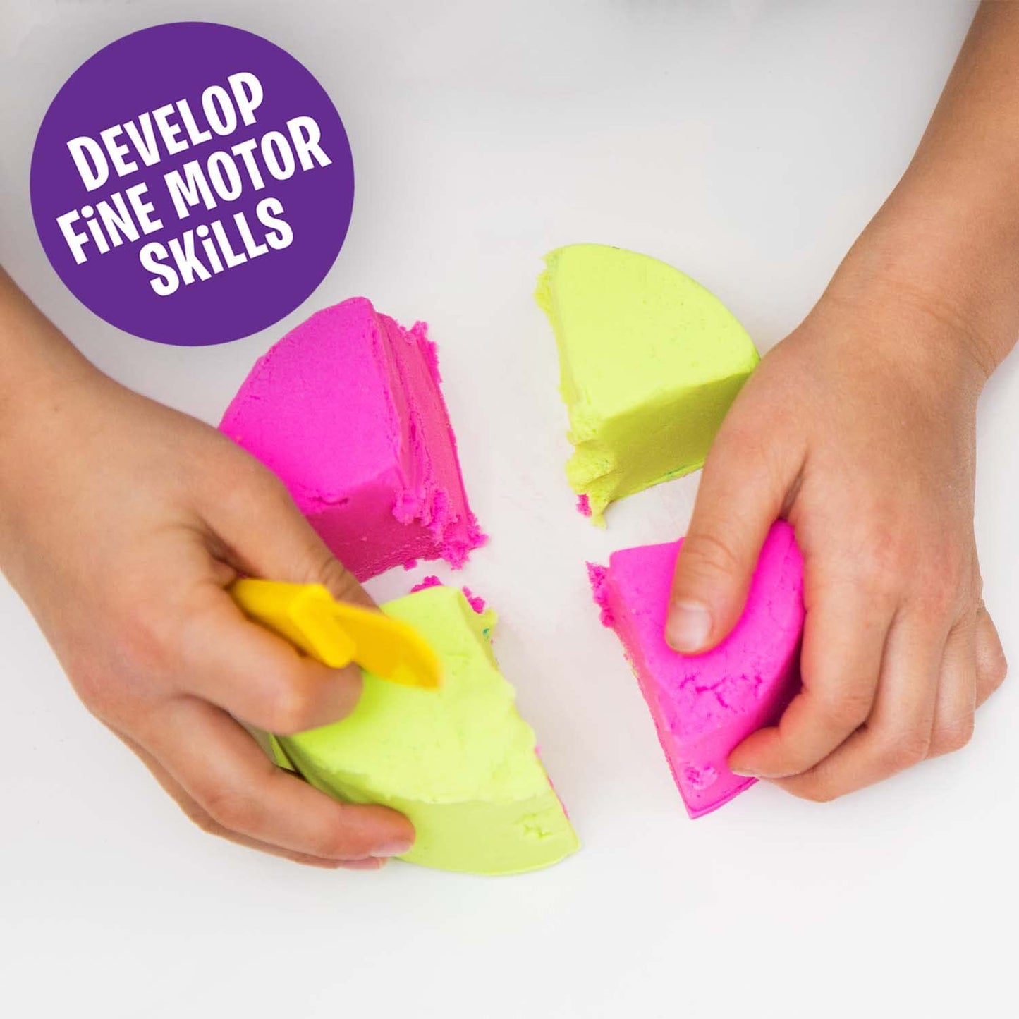 Educational Insights Playfoam Sand 8-Pack - Play Sand for Sensory Table, Squishy Sensory Bin Filler, Moldable Crafting Compound for Toddlers at Home or in the Classroom, Kids Ages 3+