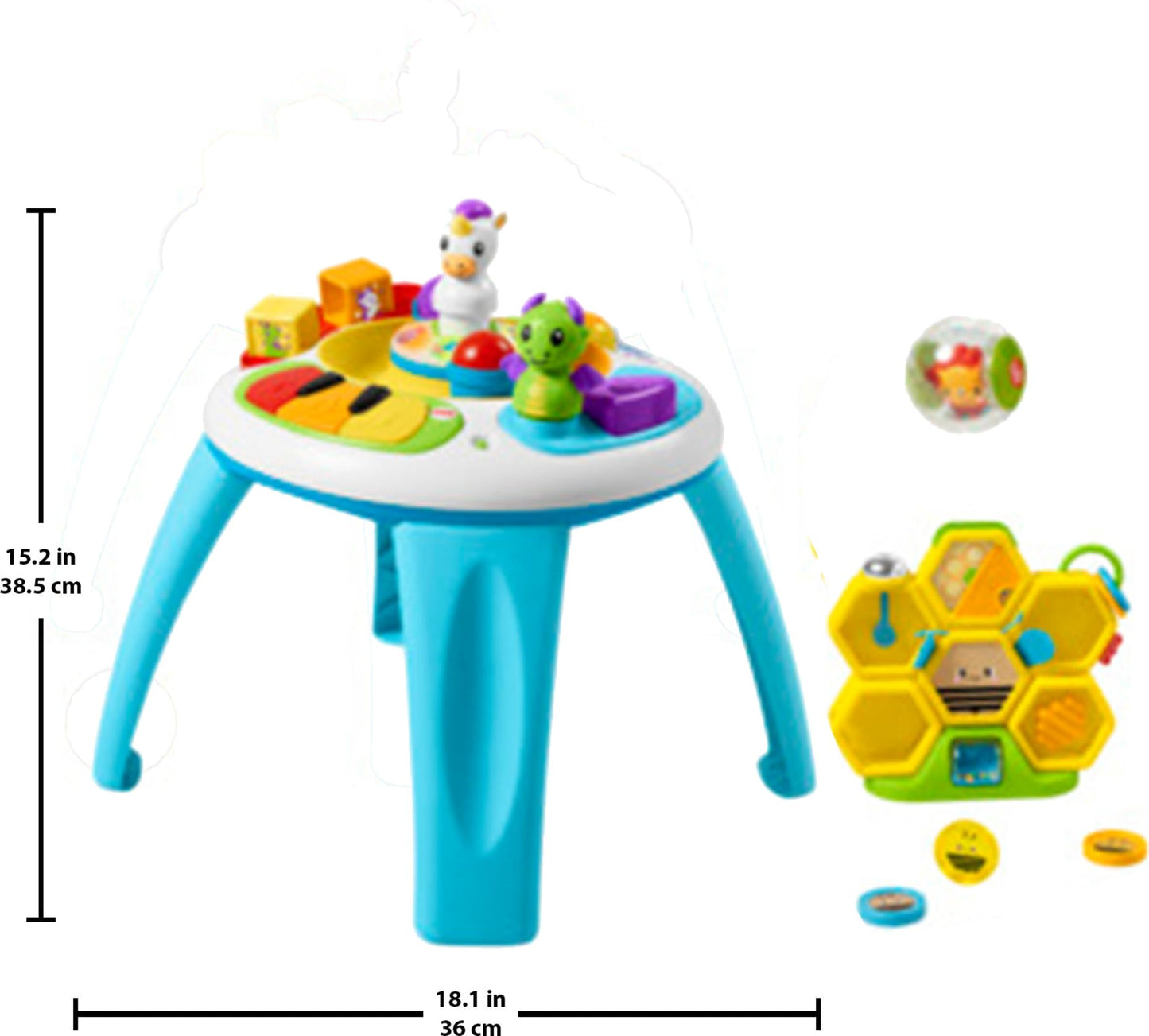 Fisher-Price Baby Play Kit Let’s Crawl & Cruise Gift Set, Developmental Toys and Activity Guide for Infants Ages 6+ Months