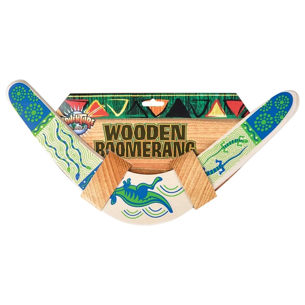 Rhode Island Novelty Wooden Boomerang Colors May Vary