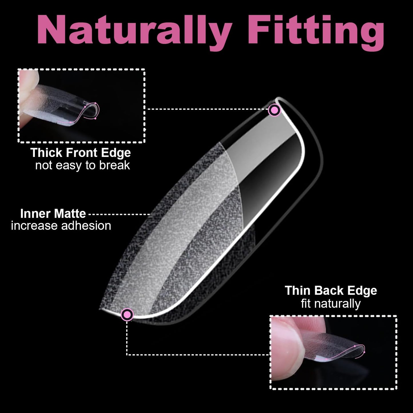 1200Pcs Extra Short Soft Gel Nail Tips 2 Styles Kit - Square & Coffin Clear Press On False Nails for Extension Manicure Home Salon DIY, 12 Sizes, BlueZOO
