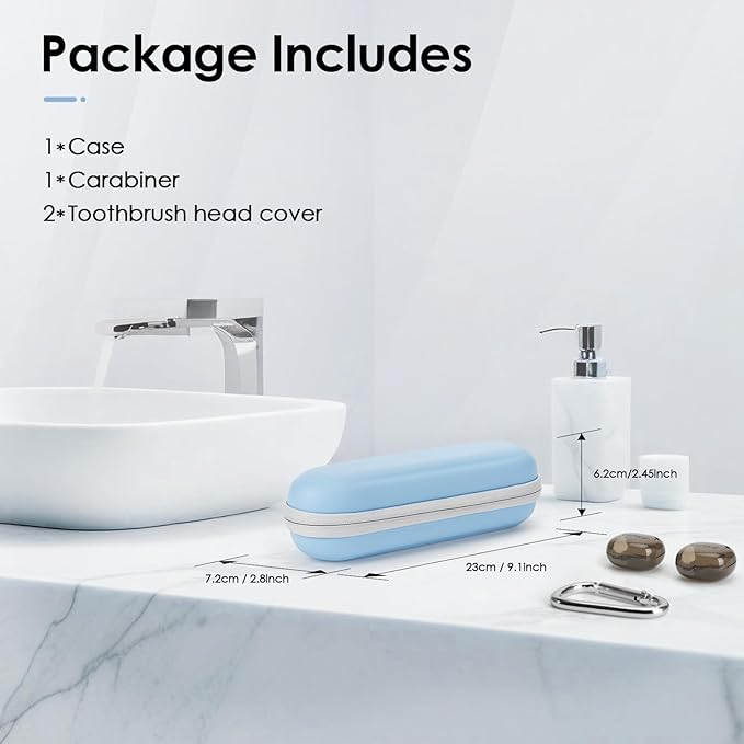 Yinke 2.0 Electric Toothbrush Case For Oral B/Oral-B Pro/Philips Sonicare/Aquasonic Toothbrush, Travel Electric Toothbrush Case