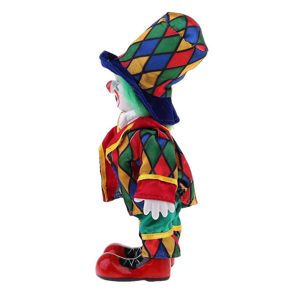 KODORIA Clown Doll Clown Figure Doll Halloween Ornaments Home Table Desk Top Decor - #4