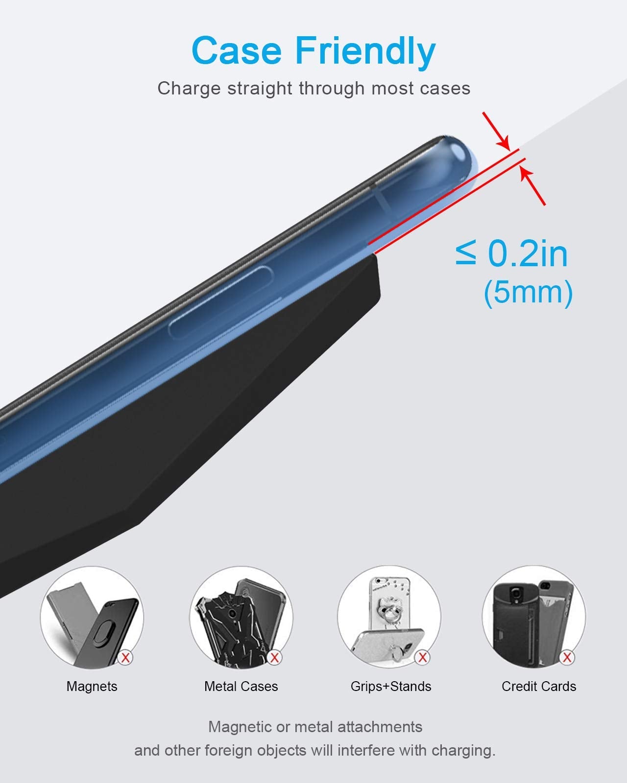 Fast Wireless Charging Stand, Equipped with PD 30W Adapter, High Speed Universal Charger with Extra USB-A Port Compatible with iPhone 17/16/15/14/13/12/11, for Samsung Galaxy S26/S25/S24/S23/S22