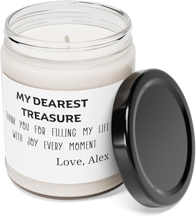 Anniversary Candle for Boyfriend, Funny Birthday Gift for Her Girlfriend Boyfriend, Couples Gifts Ideas for Husband Wife, Soy Scented Candle for Couple, Candles Birthday Gifts