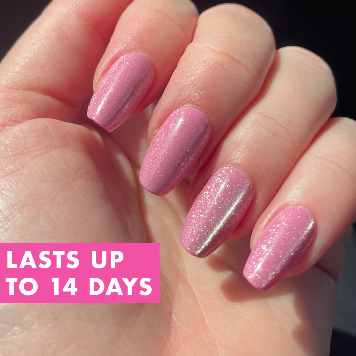 Olive & June Maximalist Instant Mani Press-On Nails (Glue) | 42 Fake Nails, 21 Sizes | Non-Toxic, Long-Lasting Big, Bold Gorgeous Realistic Look | Salon-Quality at Home | Medium, Coffin | Rose Velvet