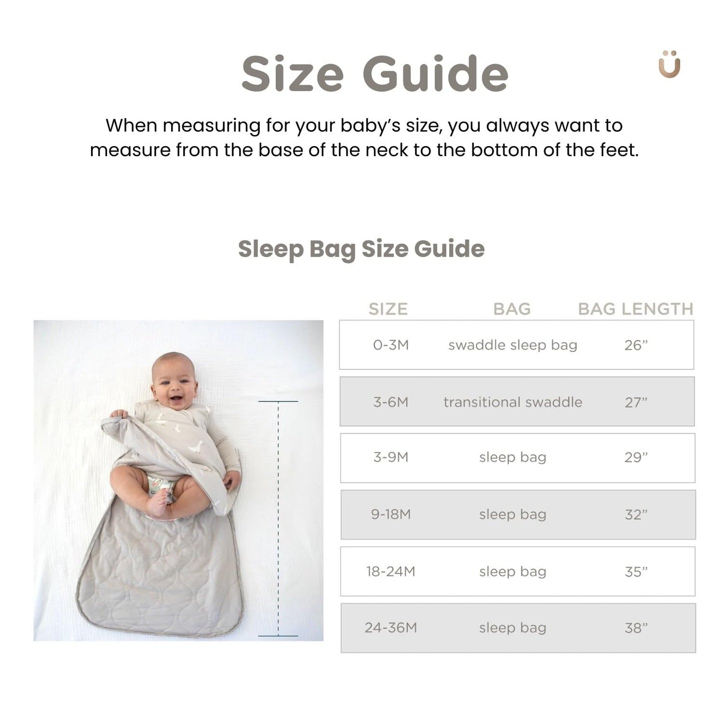GUNAMUNA Sleep Sacks for Babies Toddlers and Newborns, Easy Changing Diaper Zipper, 1.0 TOG, Tutu Goose, 24-36 Months