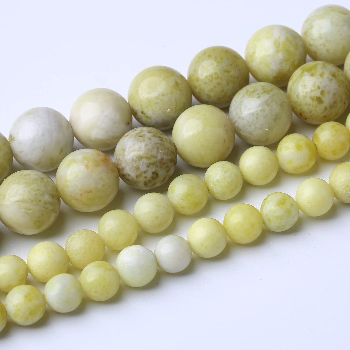 60PCS 6MM Natural Yellow Jasper Stone Beads Energy Healing Beads for DIY Jewelry Bracelet Necklace Making for Jewelry Making15Inch