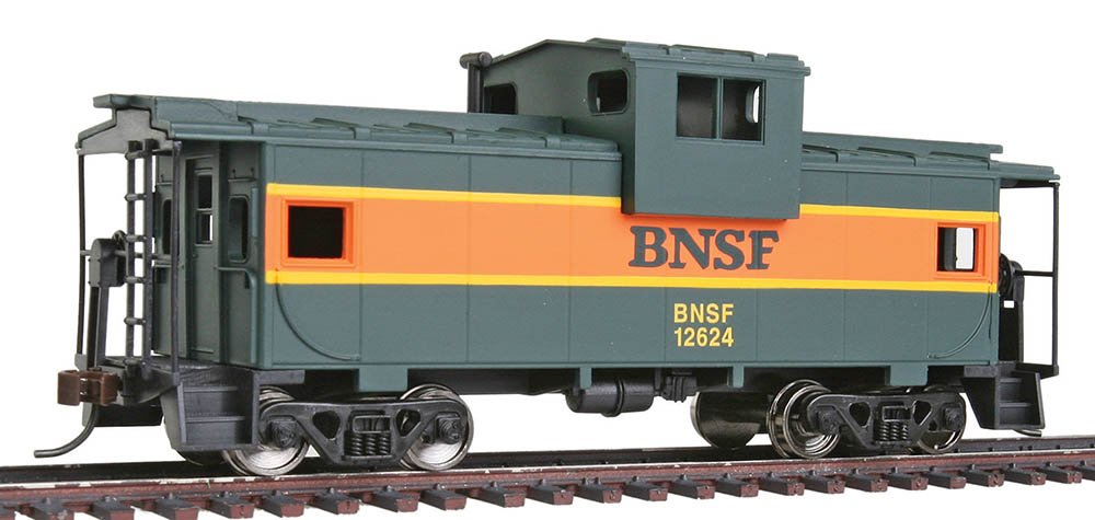 Walthers Trainline Wide-Vision Caboose-Ready to Run-Burlington Northern & Santa Fe 931-1520 HO Scale Model Railroad - Freight Model