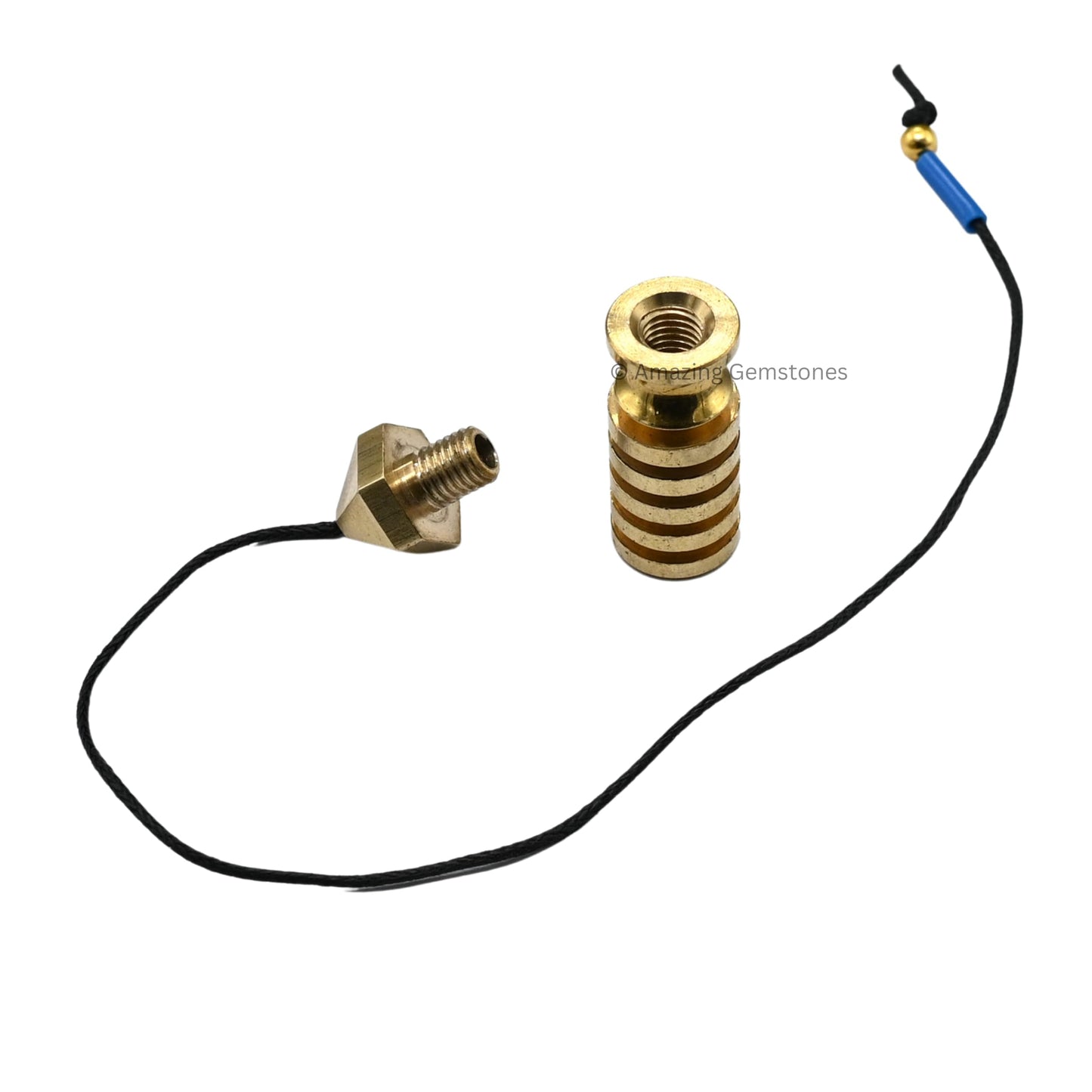 Healing Metal Pendulums for Divination, Gold 5 Ring with Head Openable Steel Copper Pendulum High Energy Pendulo de Bronce Pendulos de Mesa MP81
