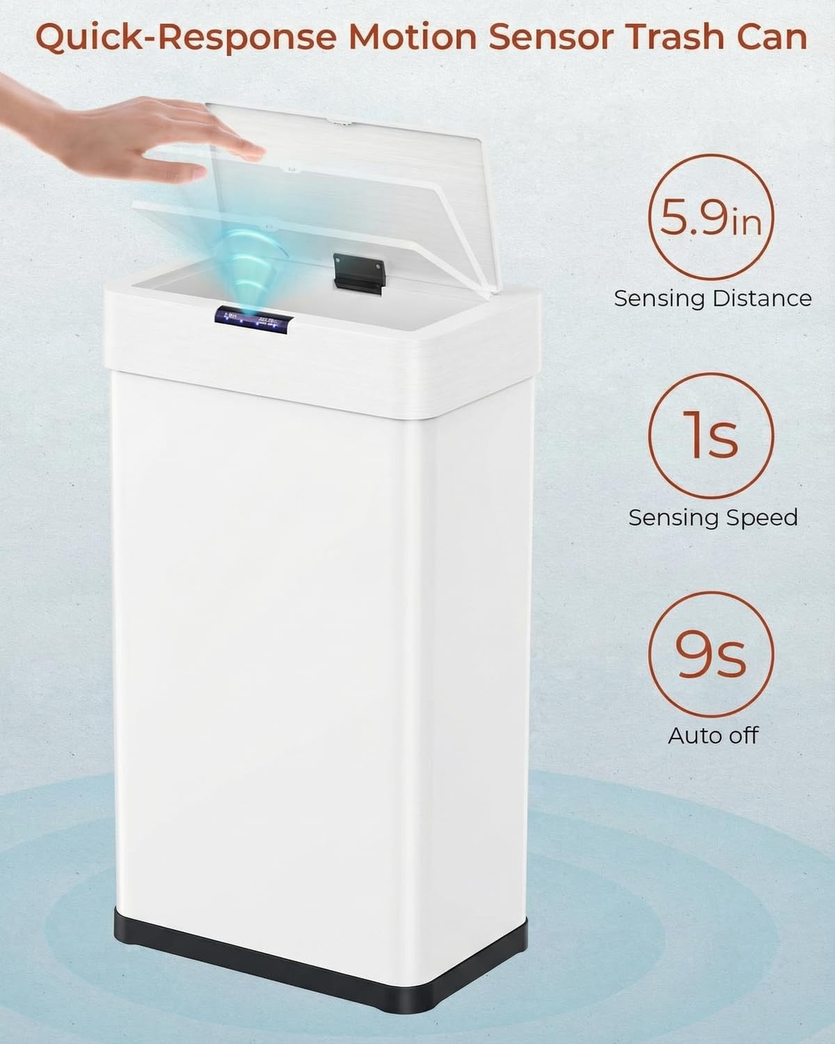 16 Gallon Motion Sensor Trash Can