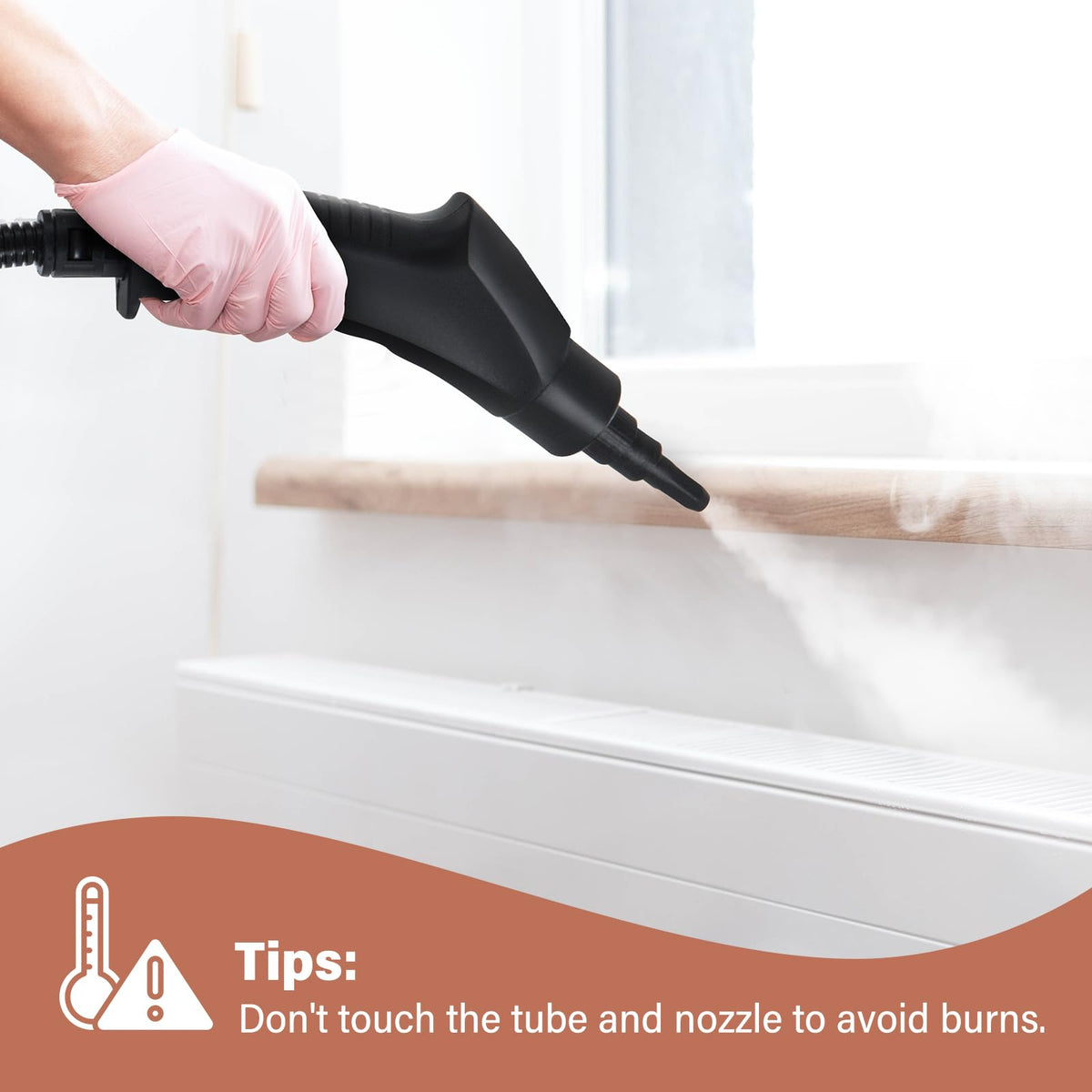 Steam Cleaner with 12pcs Accessories