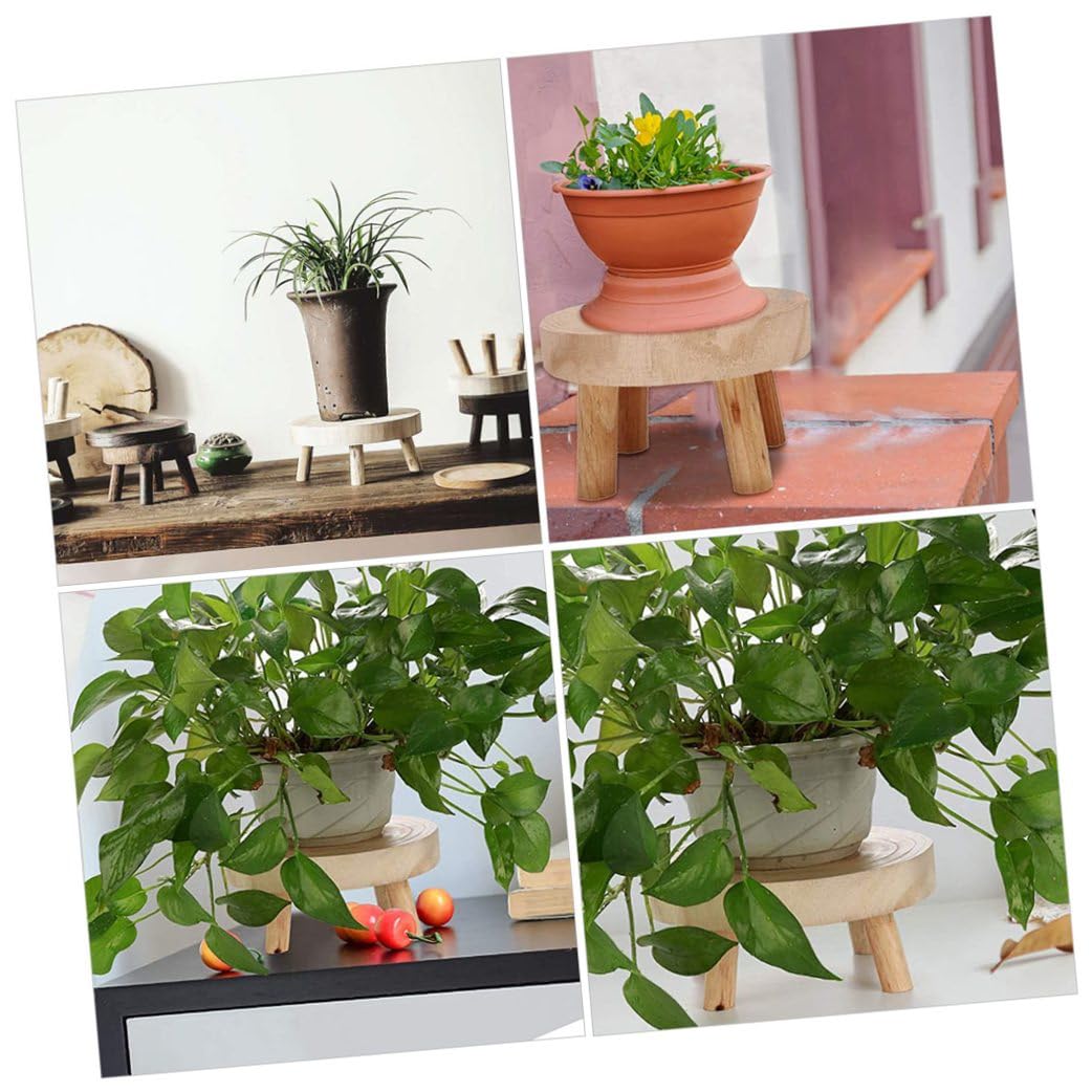 Parliky Vintage Style Flower Pot Rack Tall Plant Stand for Balcony Garden Display
