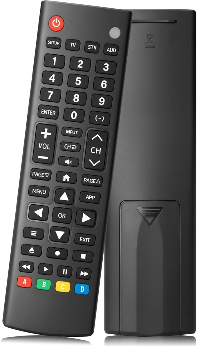 Universal-TV-Remote-Control for Samsung, LG, Hisense, TCL, Sony, Vizio, Onn, Toshiba, Philips and More DVD, Blu ray Player, Soundbar Devices