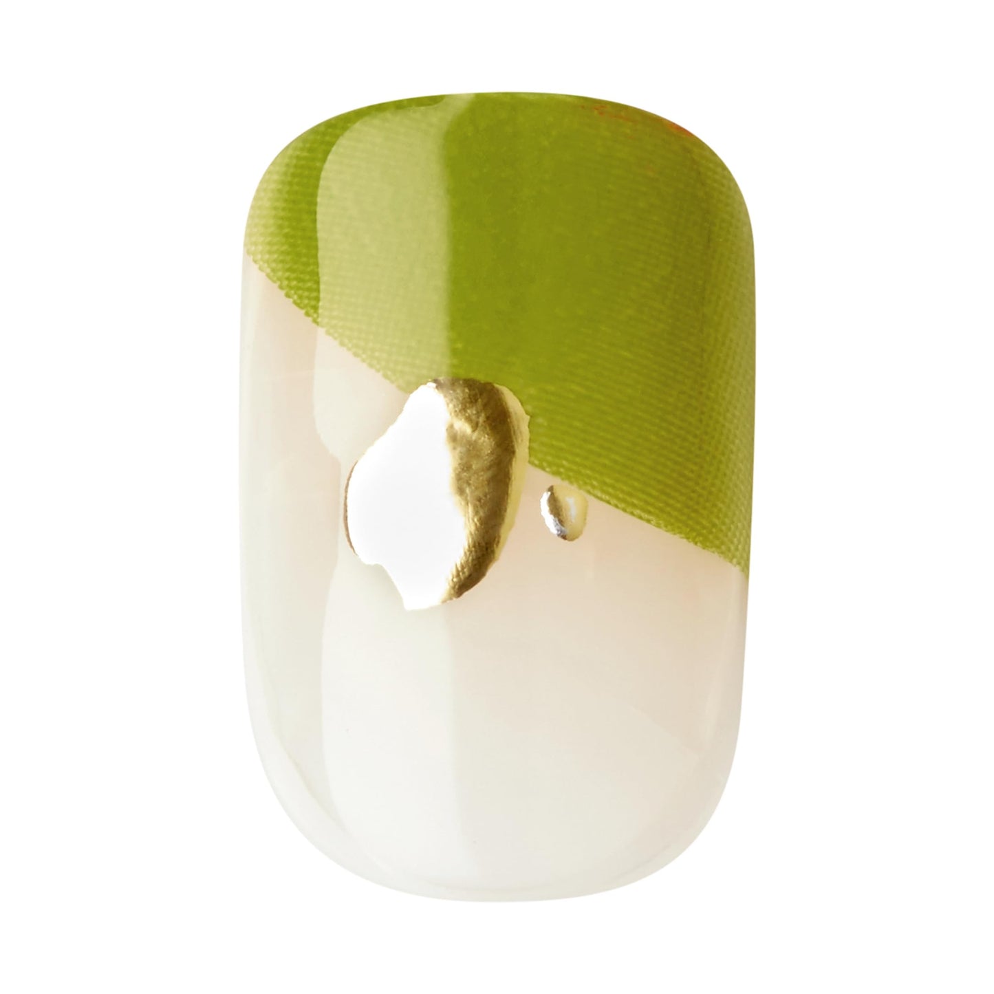 KISS imPRESS No Glue Mani Press On Nails, Design, Before Sunrise', Green, Short Size, Squoval Shape, Includes 30 Nails, Prep Pad, Instructions Sheet, 1 Manicure Stick, 1 Mini File (Pack of 2)