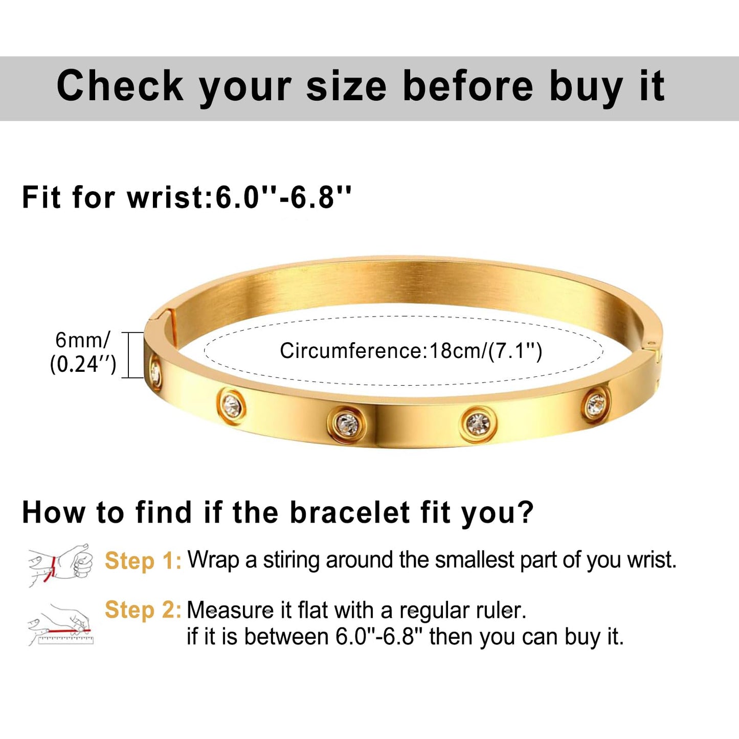 YOUNGGRACE 18K Gold Plated Bracelet Sets for Women - 3PCS Stackable Bracelets Including Bangle, Tennis Chain & Four Leaf Clover Bracelet, Elegant Gold Jewelry Set for Everyday Wear, Gift for Her
