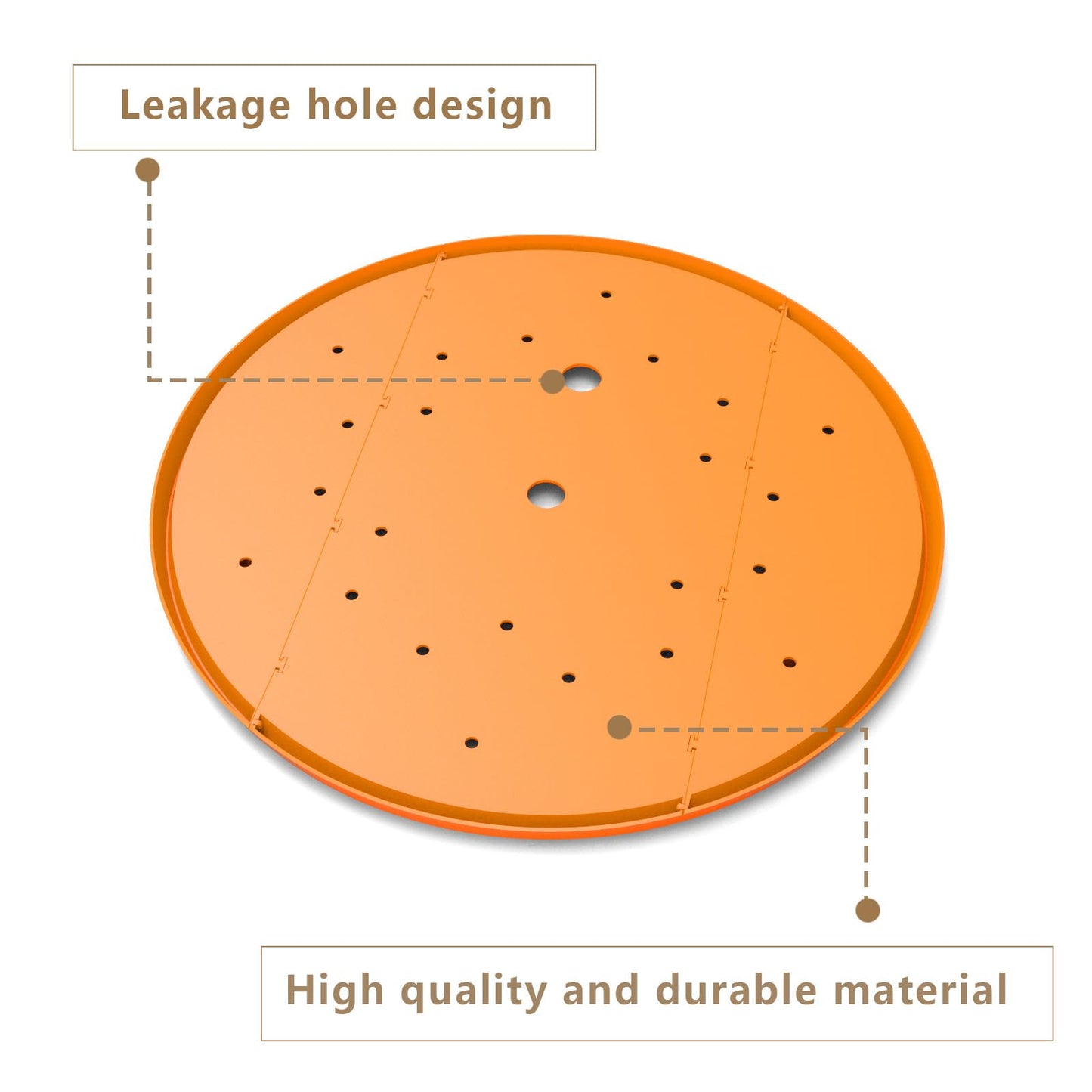 Lettry 2Pcs Planter Inserts for Large Pots, 10" Round Plastic Planter Insert with Drainage Holes for Place Inside Planters to Use Less Potting Soil for Tall Flower Pots Plant Containers (10inch)