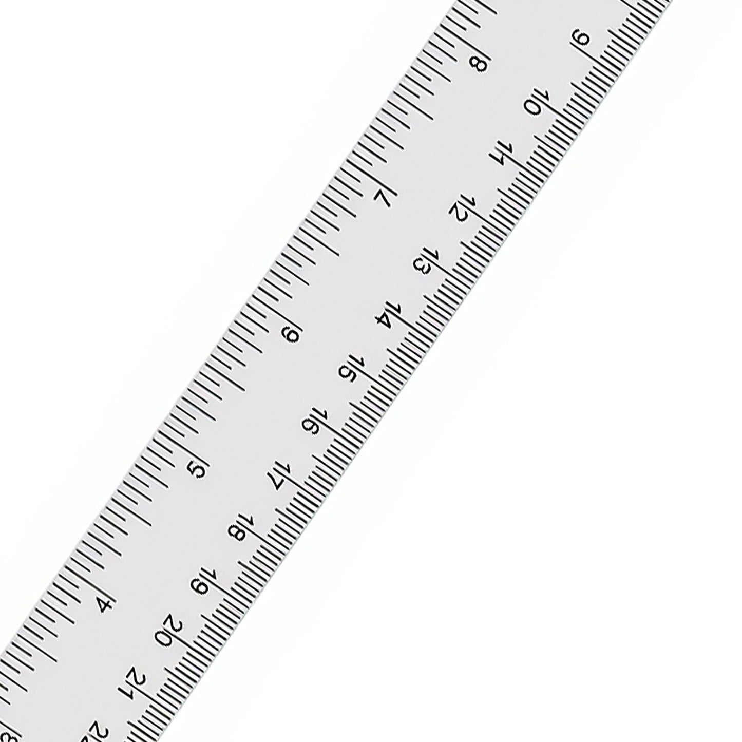 LEXININ Plastic Ruler, 12 Inch Clear Transparent Metric Straight Edge, 100 Pack