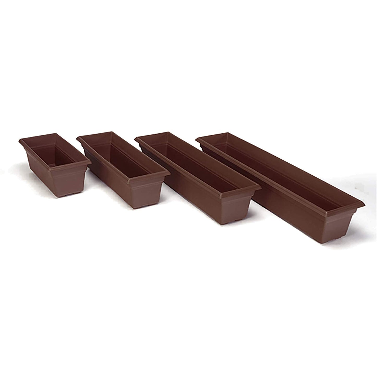 Root & Vessel 16363, Brown, Countryside Flower Box Planter, 36-Inch