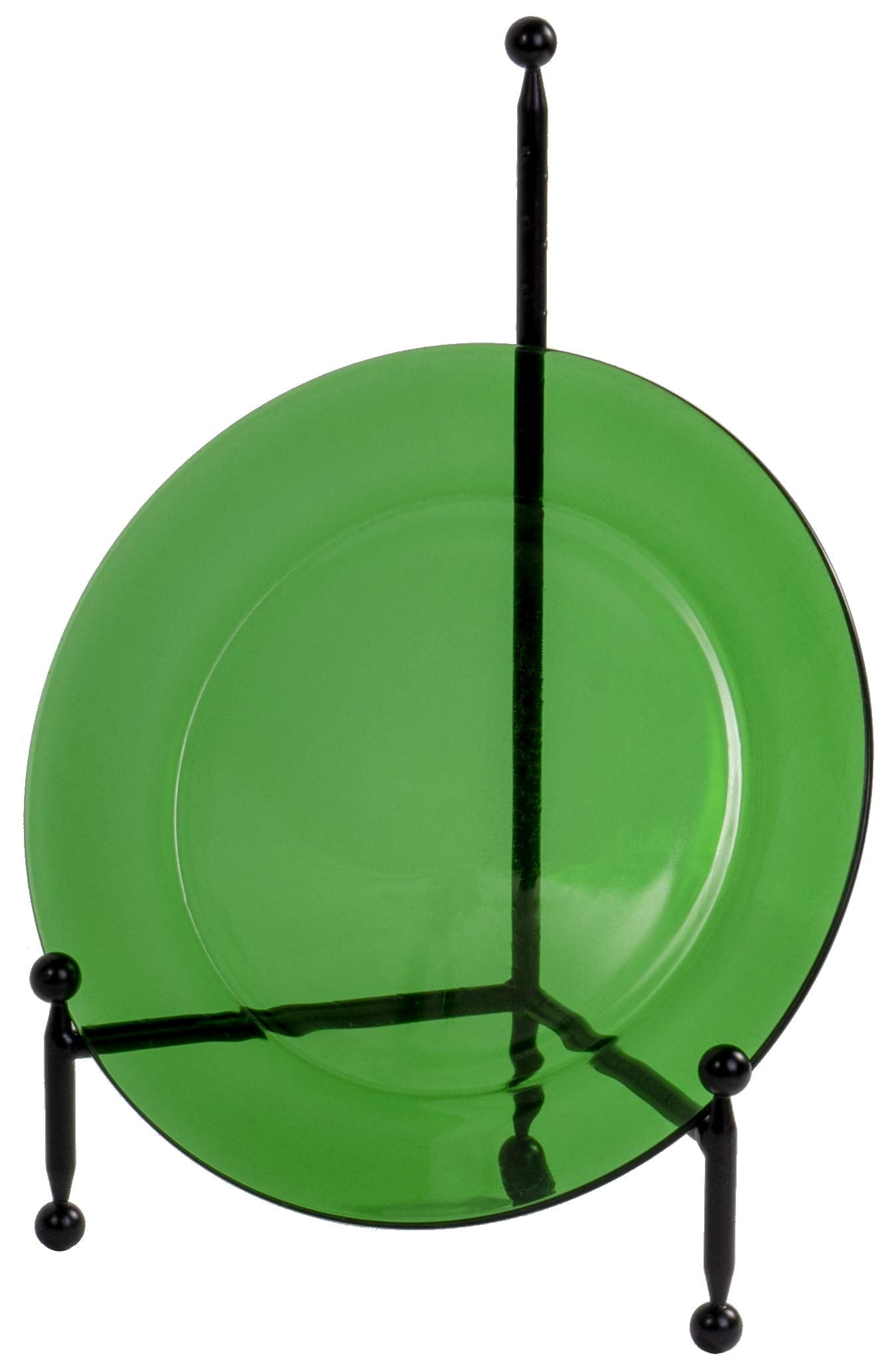 Red Co. Decorative Tripod Plate Stand and Art Holder Easel in Black Finish - 14" h