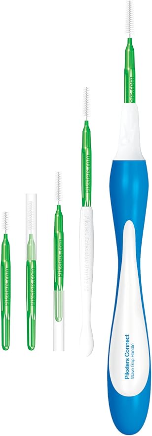 Piksters Interdental Brushes, Size 6, Green Handle