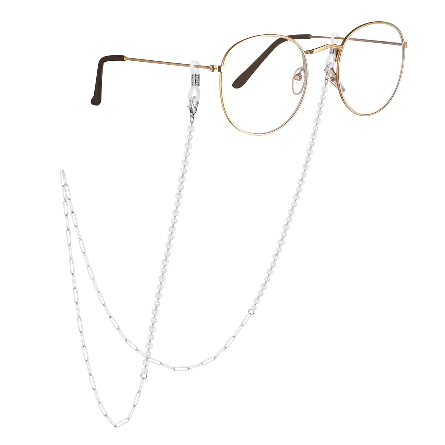 AllenCOCO Glasses Chain, Eyeglass Strap For Women Sunglasses - 14K Gold Eyeglasses Chain, Eye Glasses Holders Around Neck