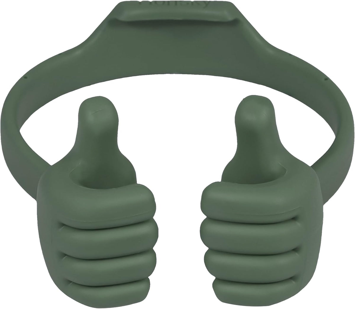 Honsky Thumbs up Cell Phone Stand,Stocking Stuffers Idea,Ok Stand Tablet Stand Cradle for Desk,Smartphone Cellphone Mobile Phone Tablets - Universal Adjustable Flexible - Dark Green