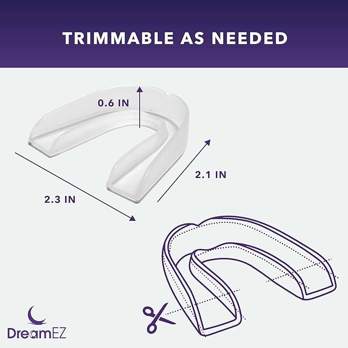 Anti Grinding Mouth Guard for Clenching Teeth at Night, Professional Dental Night Guard for Grinding and Bruxing, Made in The USA (1-Pack) (Pink)