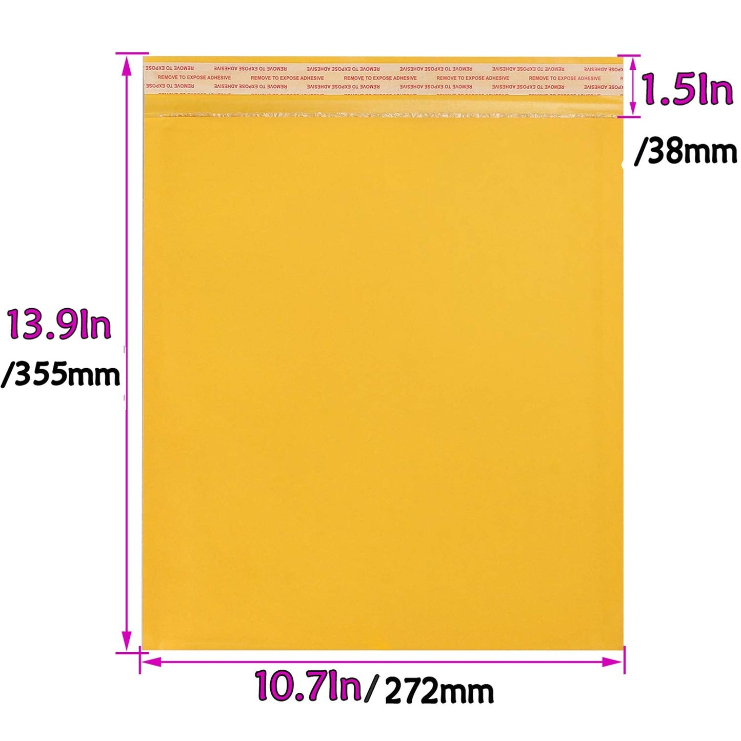 Acrux7 Bubble Mailers 10x13 Inch - 25 Pack Mailing Envelopes Bubble Padded - Self Seal Padded Envelopes for Shipping and Packaging, Safely Ship Books