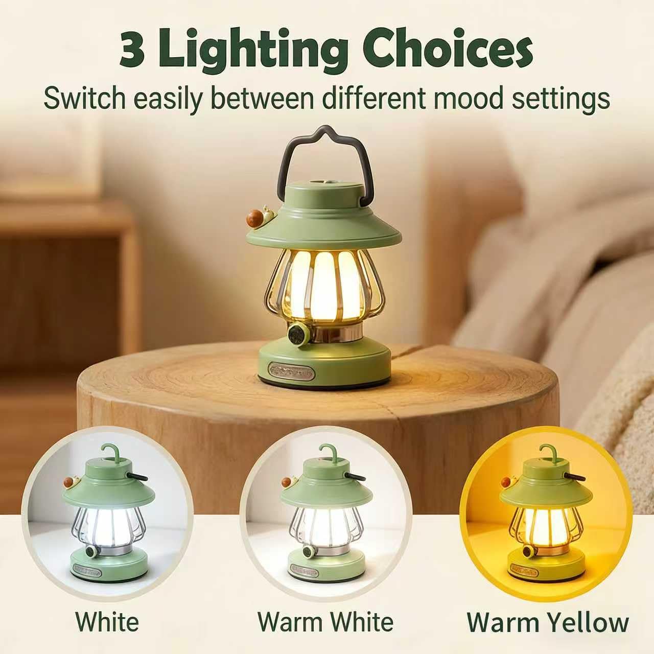 Kids Adventure Light Set: Kids Camping Lantern & Motion Sensor Headlamp, USB-C Rechargeable, Hands-Free Headlight for Hiking, Sleepovers & Outdoor Explorations – Perfect Gift for Young Explorers