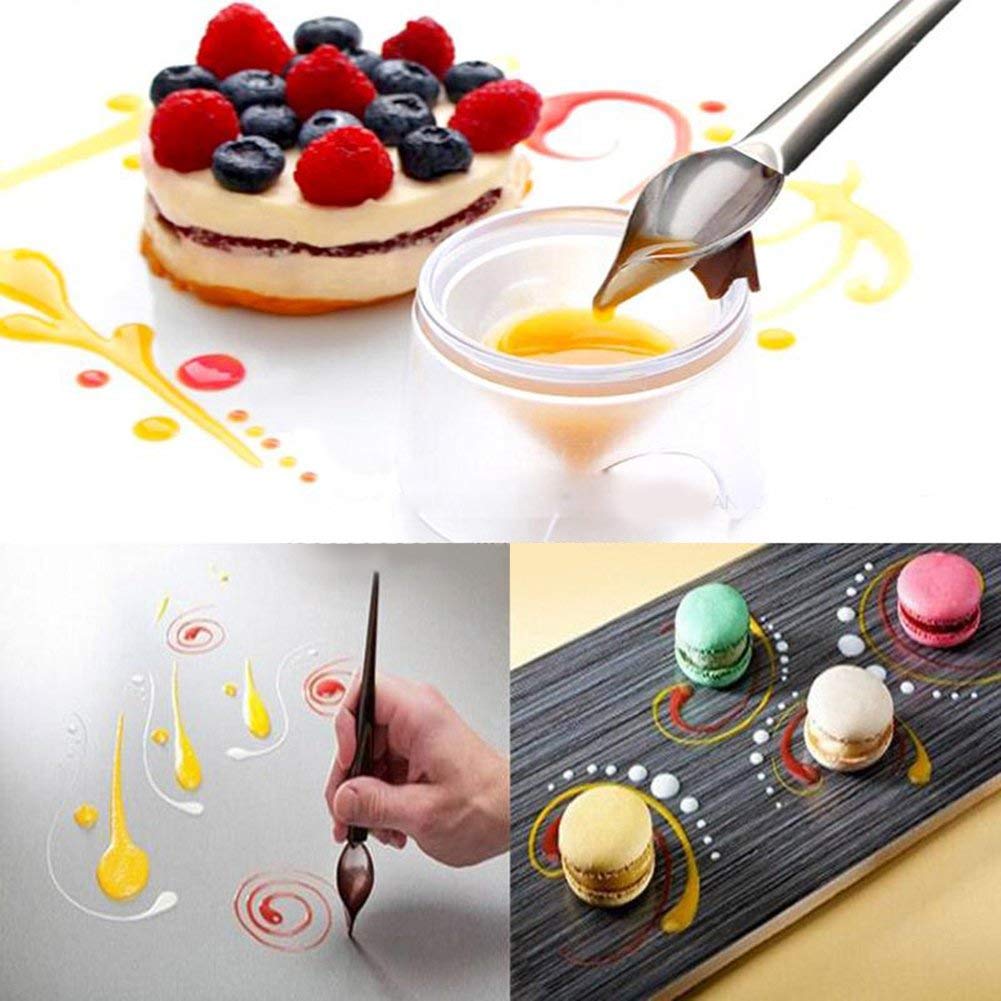 Tangoowal Culinary Specialty Tools,Professional Chef Plating Kit, 7 Piece, Stainless Steel