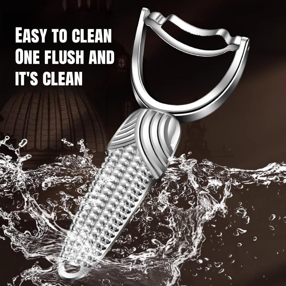Huakai Corn Prep Peeler,Corn on the Cob Stripper Tool/Wider non-slip Handle/10-year Rustproof/Durable and efficient.