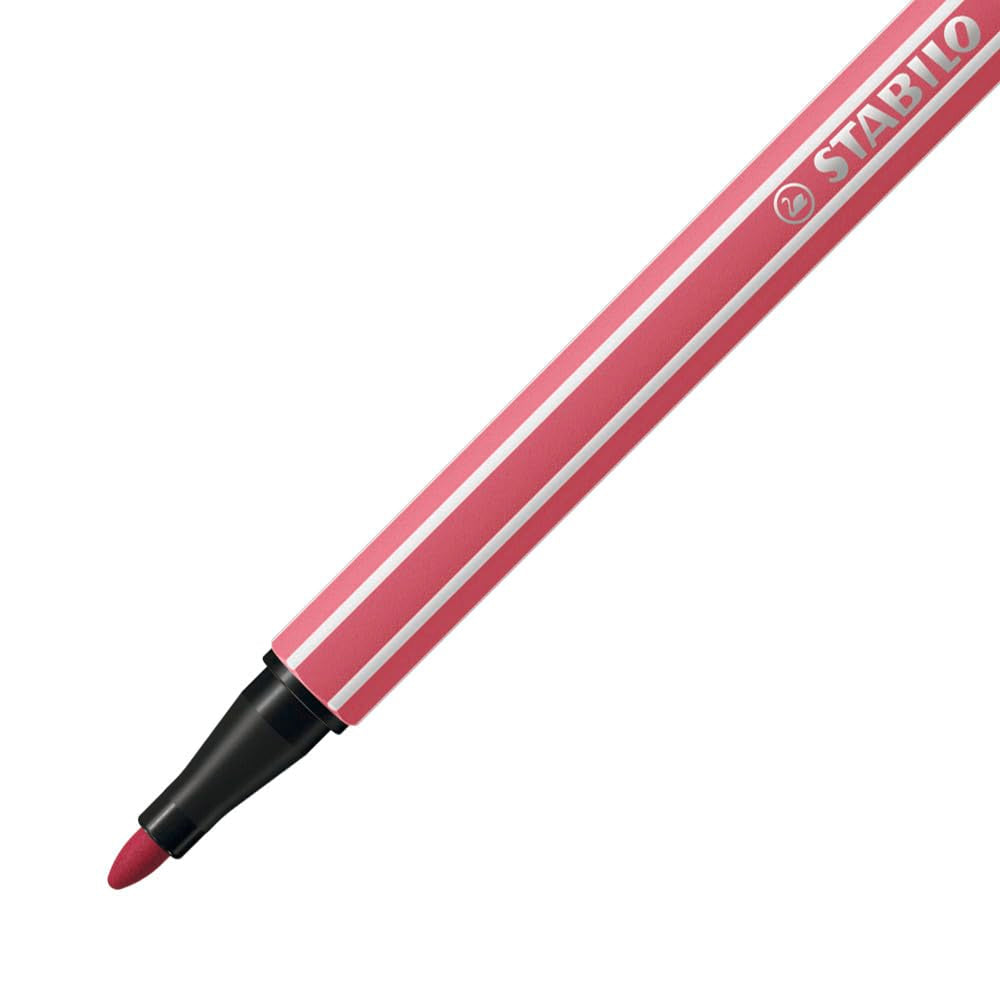 STABILO - Pen 68 - Premium Fibre-Tip Pen - Pack of 18 - Soft colors