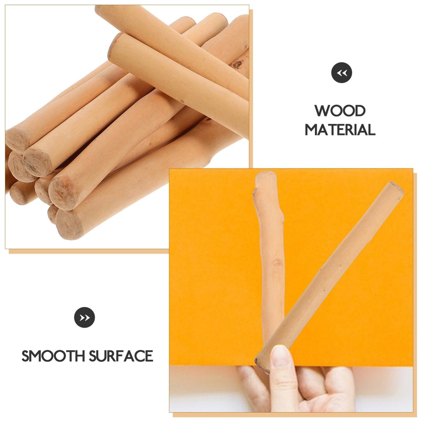 EXCEART Natural Drift Wood Pieces 12Pcs for DIY Crafts Rustic Vase Filler Beach Decor Wedding Table Centerpiece Decoration Wood Branches