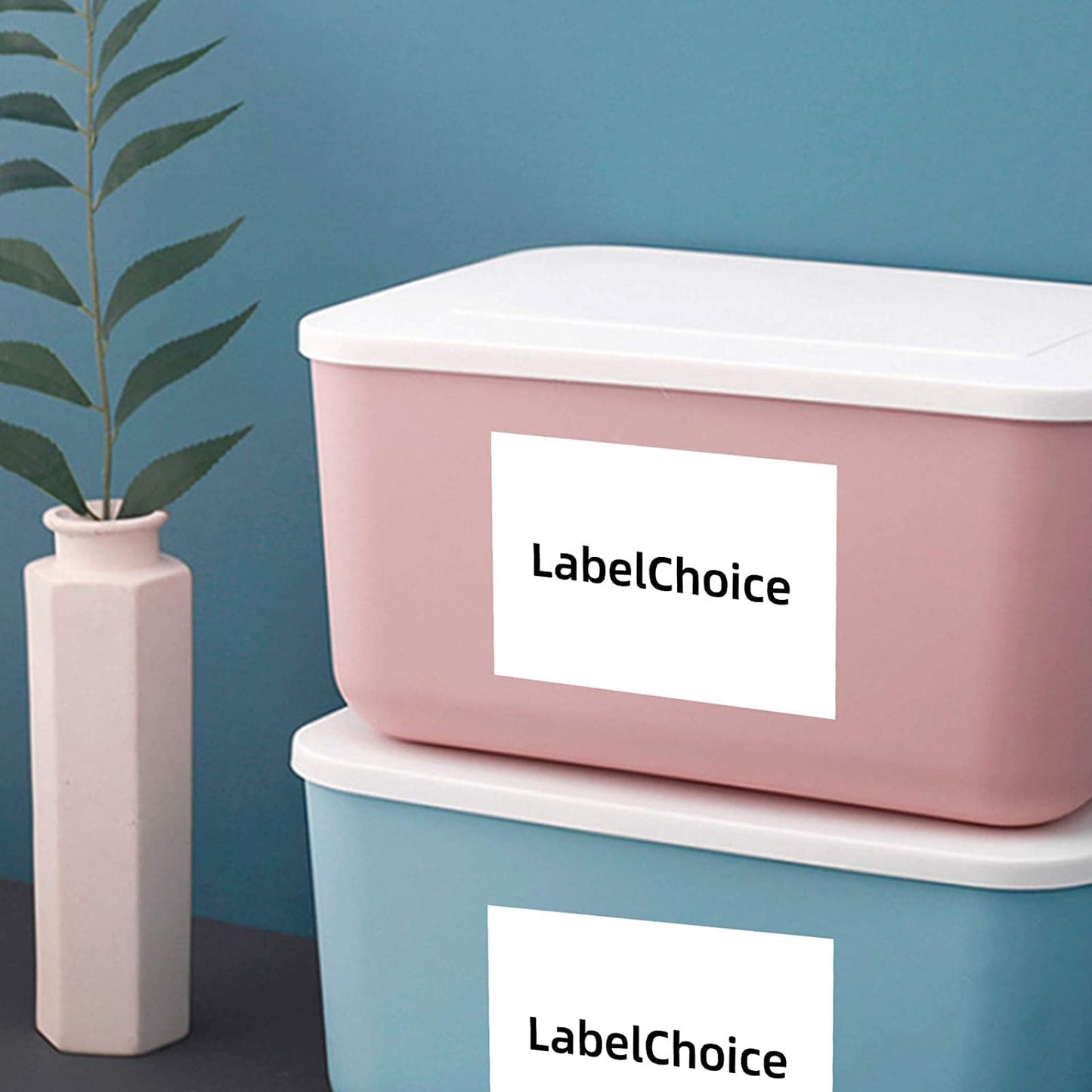Labelchoice Full Sheet Shipping Labels 8.5 x 11 for Laser & Inkjet Printers, 100 Sheets 100 Labels Self Adhesive Full Sheet 8 1/2x11 Labels, Mailing Label Sheets for Printer, Full Page Shipping Labels