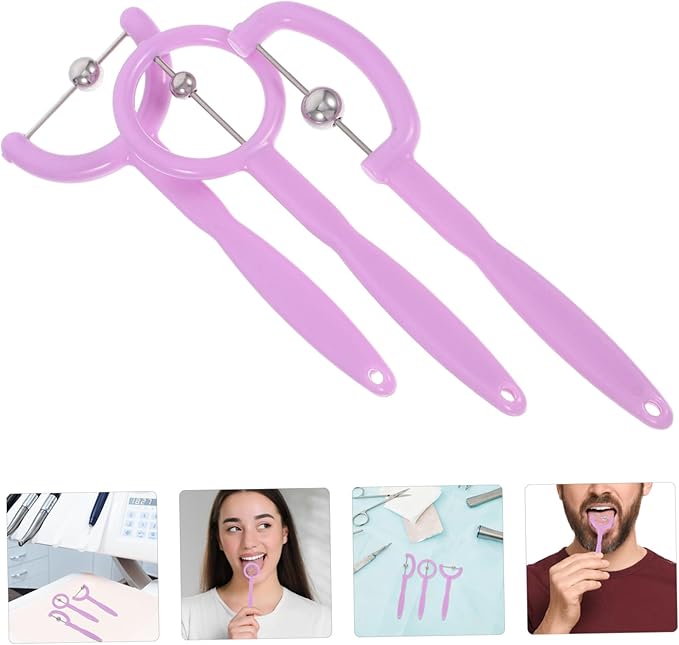 SAFIGLE Boys and Girls Oral Muscle Training Tool Tongue Tip Strengthening Exerciser Portable Speech Rehabilitation Training Device for Language Improvement