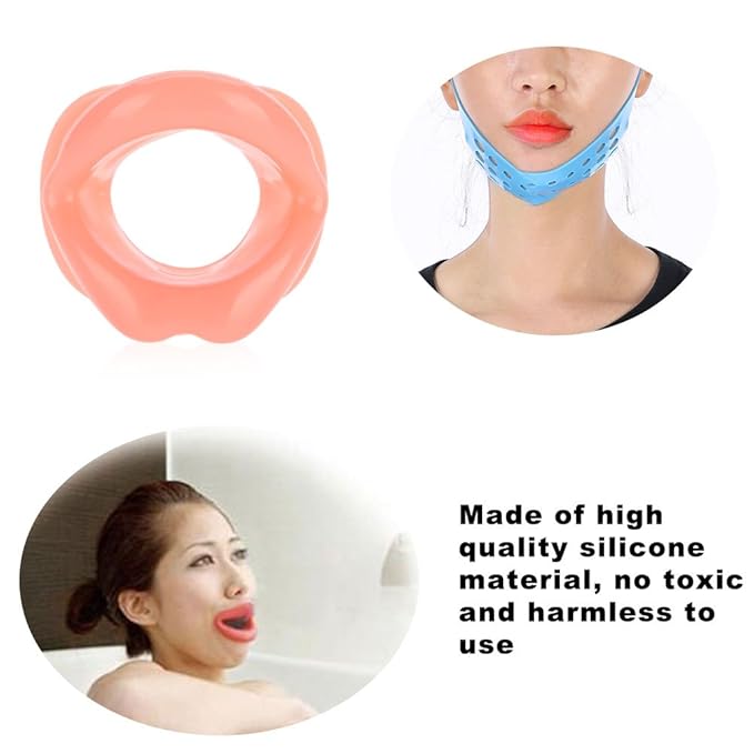 Face Sleeping Lifting Hammock Lips Trainer Smile Corrector Silicone Face Lifting Chin Belt Exercise Mouth Muscle Tightener Tightening Anti Wrinkle Tool