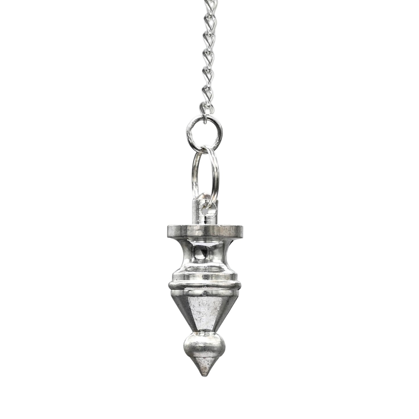 Amazing Gemstone Healing Metal Pendulums for Divination, Silver Tear Drop with Ring Plate Steel Copper Pendulum High Energy Pendulo de Bronce Pendulos de Mesa MP101