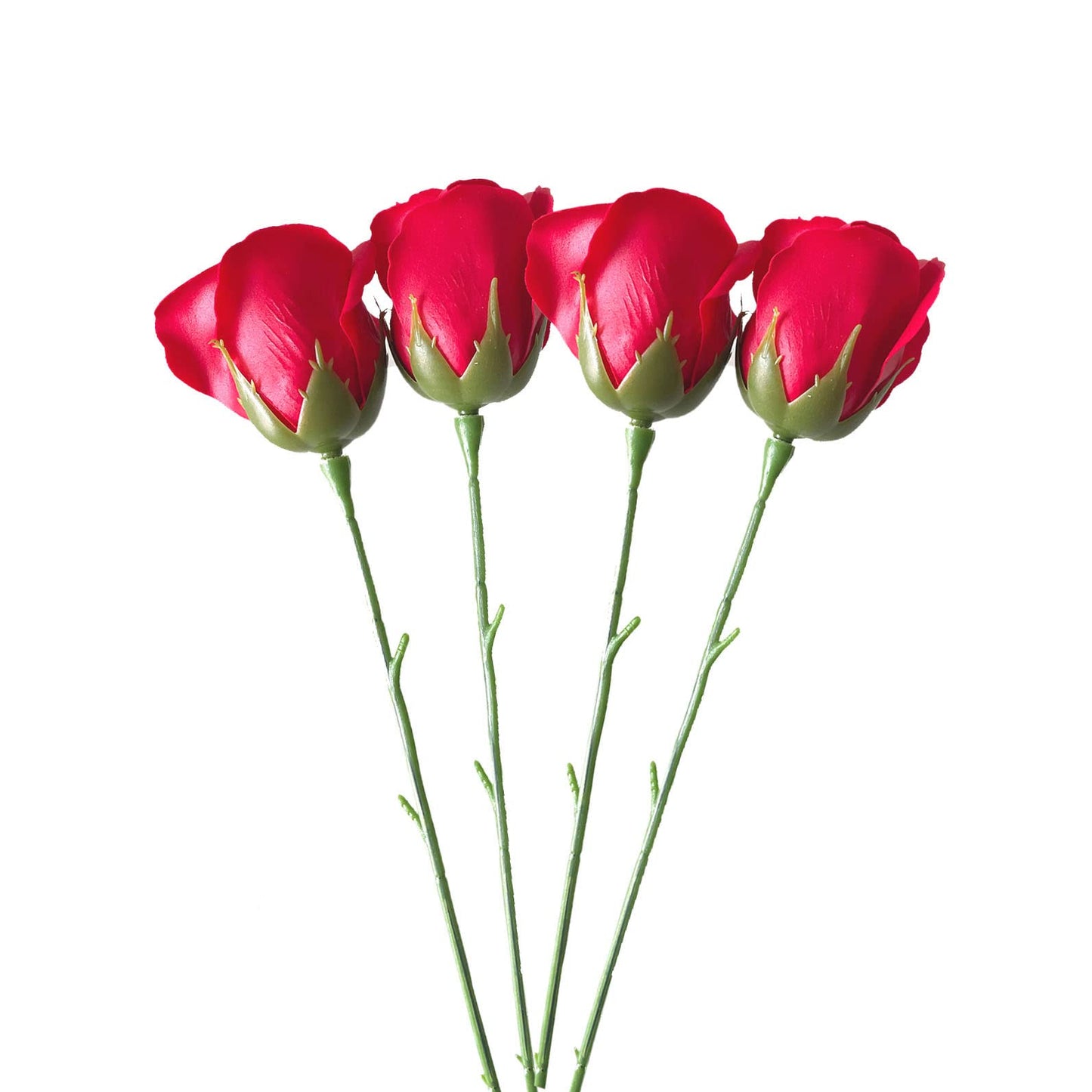 Yesok 100Pcs Floral Wire Stem Plastic Artificial Flower Floral Green Stem Wire DIY Craft Bouquet Making Floral Arrangement Tools